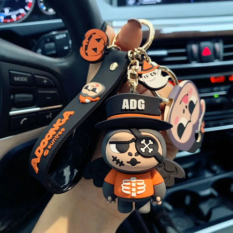 Модный мультяшный милый брелок для ключей с гориллой изысканный автомобильный