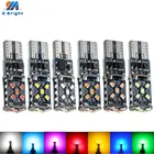 4 шт. Canbus 9-28 в DC W5W T10 автомобильный светильник 2016 SMD светодиодный габаритный шаг вежливости для багажника светильник Ледяной Синий Красный Янтарный розовый без ошибок