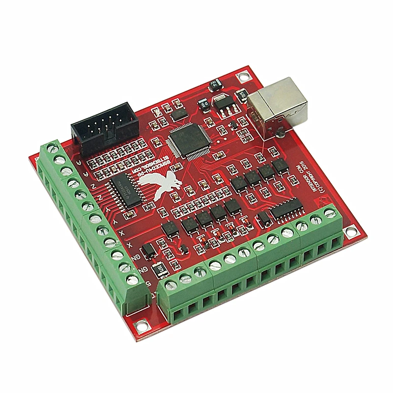MACH3 4 Axis 100KHz USB CNC Wood Router Machine Smooth Stepper Motion Controller Card Breakout Board 12-24V | Инструменты