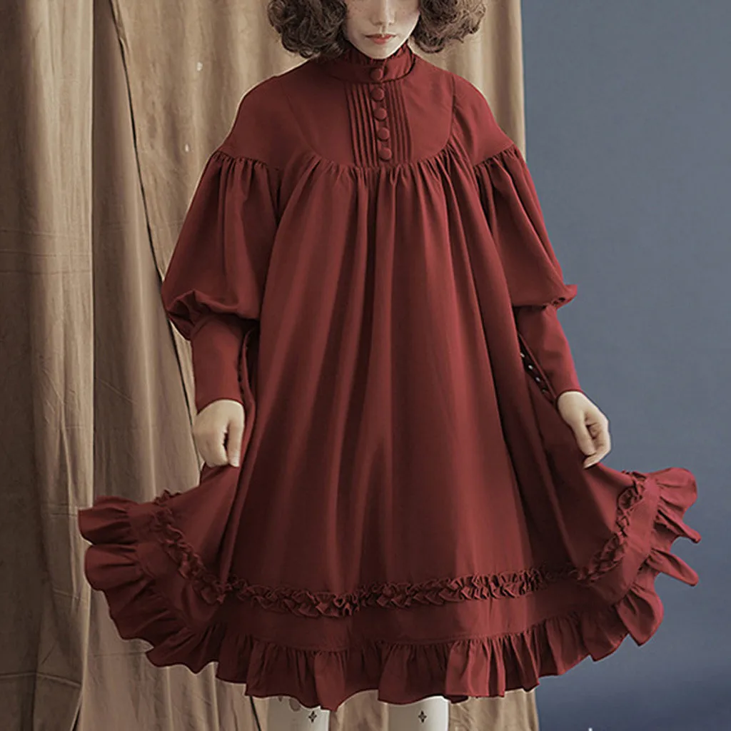 2019 нарядное платье на Хэллоуин с принтом тыквы длинными рукавами средней длины