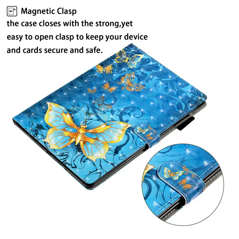 Чехол для iPad 10 2 2019 чехол Apple 7-го поколения A2200 A2198 A2232 с мультяшным 3d-рисунком