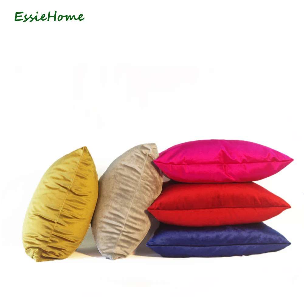 Чехол для подушки ESSIE HOME из сатина и шелка бархатный чехол полиэстера гостиной
