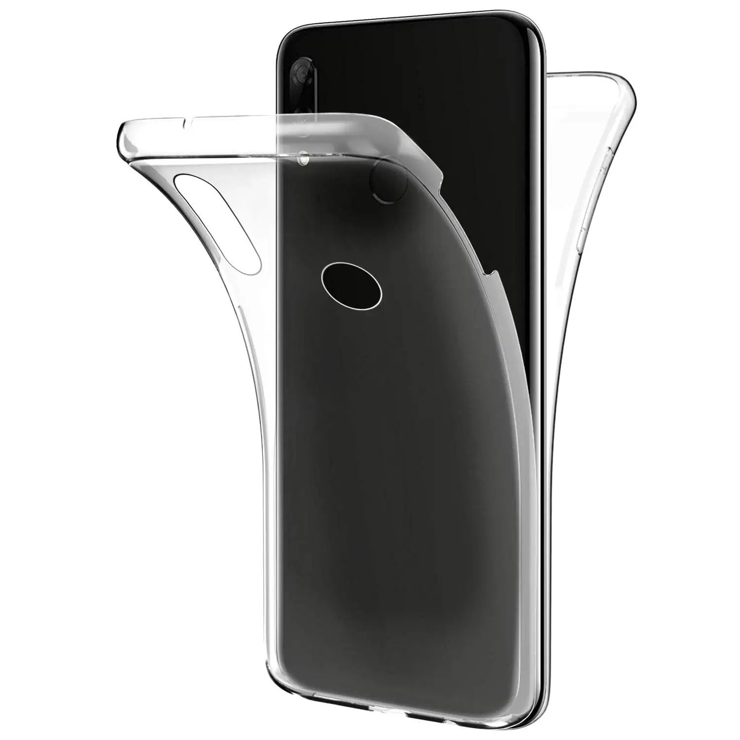 Чехол 2 в 1 с поворотом на 360 градусов для Huawei P Smart 2019 Plus Honor 10i 10 lite 20 Lite мягкий