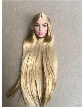 Новинка редкая коллекция голов золотые кукольные головки с корнями 1/6