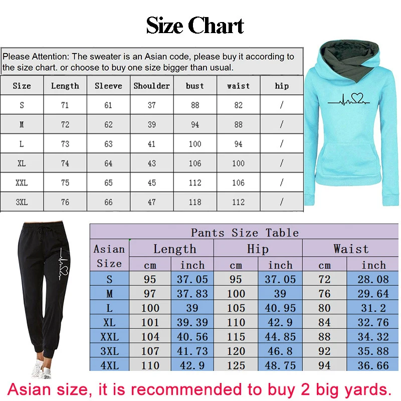 

Casual Two Piece Outfits Pullovers Hoodies and Elastic Waist Jogger Pants Spring Autumn Tracksuit Woman Suit Female Sets 2021
