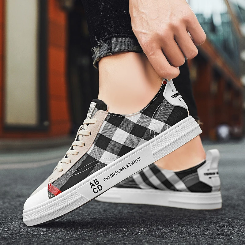 Кеды XIMISEN мужские с высоким берцем плоская Вулканизированная подошва