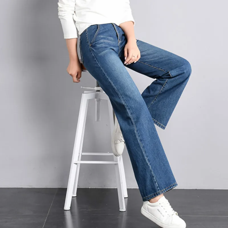 

Loose Wide Leg Straight Jeans for Women S M L XL 2XL