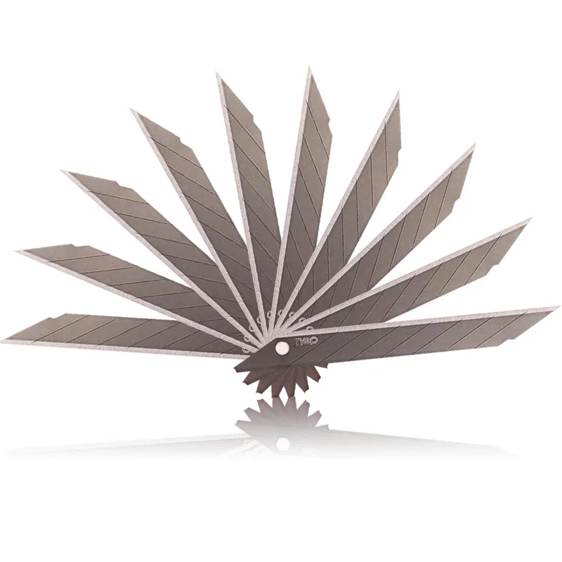 10 шт. Универсальный Ножи канцелярский нож пополнения лезвия сплава Сталь сменные