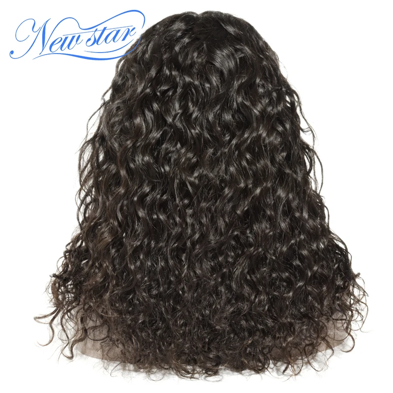 Новинка натуральные волнистые волосы 5x5 парик пучки с 3 частями бразильские