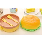 Ланч-бокс для гамбургеров детский, бэнто-бокс, пищевой контейнер, креативный детский Ланч-бокс для бургеров, пищевой контейнер, с детской вилкой, Y1