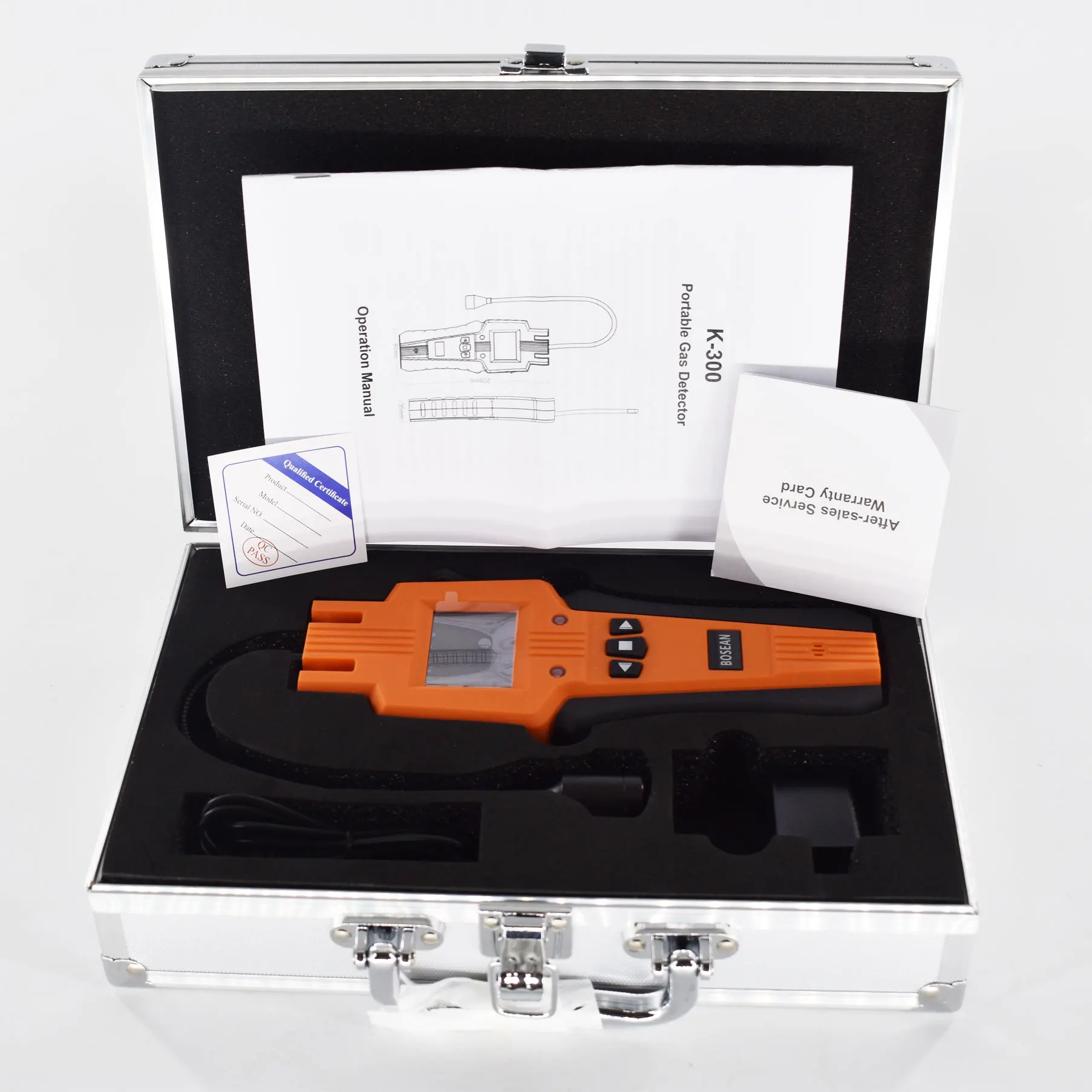

Portable hydrogen gas Detector K-300 Digital H2 leak Gas Detector Gas Analyzer Audible Visual Vibration alarm Detector