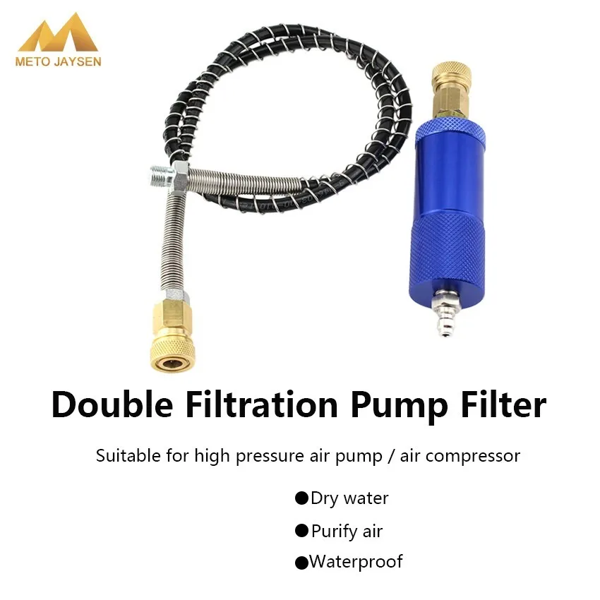 PCP Пейнтбол ВВС ручной воздушный насос M10x1 водомасляный сепаратор 300bar/4500psi