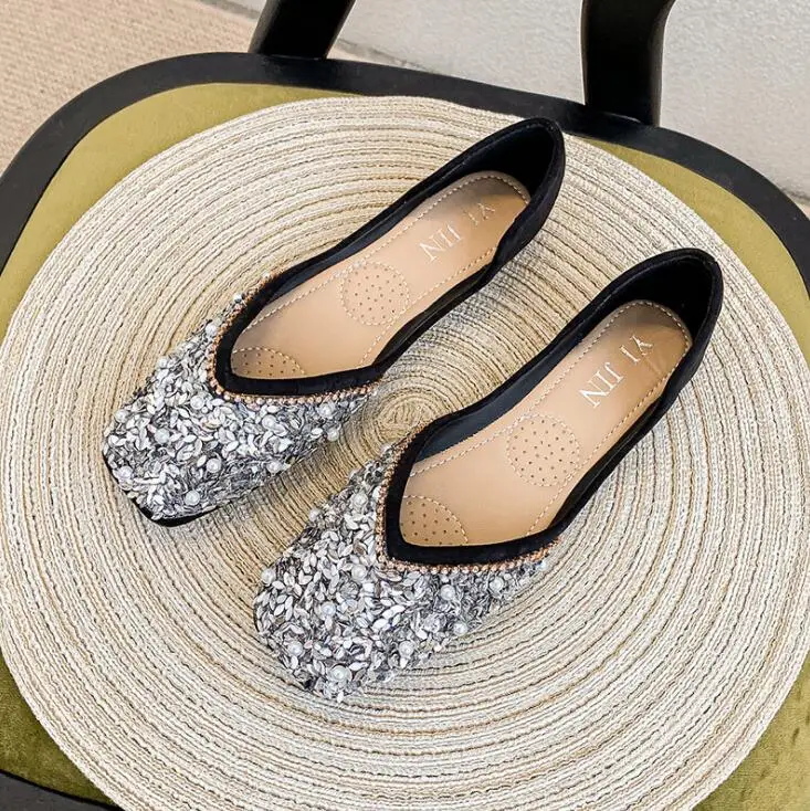 

Women's Shoes Fashion Women Flats Genuine Leather Loafers Women's Moccasins Flats Ladies Shoes Female Slip On Ballet Flat Shoes