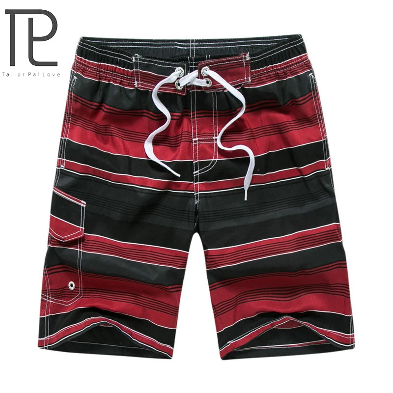 

Ready Stock 2021 NewTailor Pal Love Brand Summer Hot Striped Board Shorts Men Casual Mens Beach Shorts