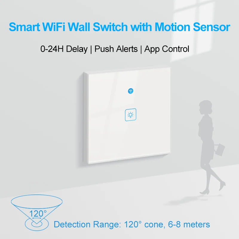 Ewelink радар Wifi переключатель 1/2/3 комплект настенный выключатель света Smart панель