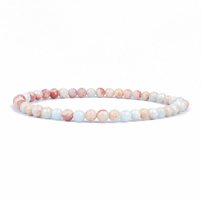 

4/6mm Mini Energy Bracelet Natural Energy Stone Bracelet Yoga Meditation Bracelets Men Women Help to Bring Healthy Reiki Jewelry