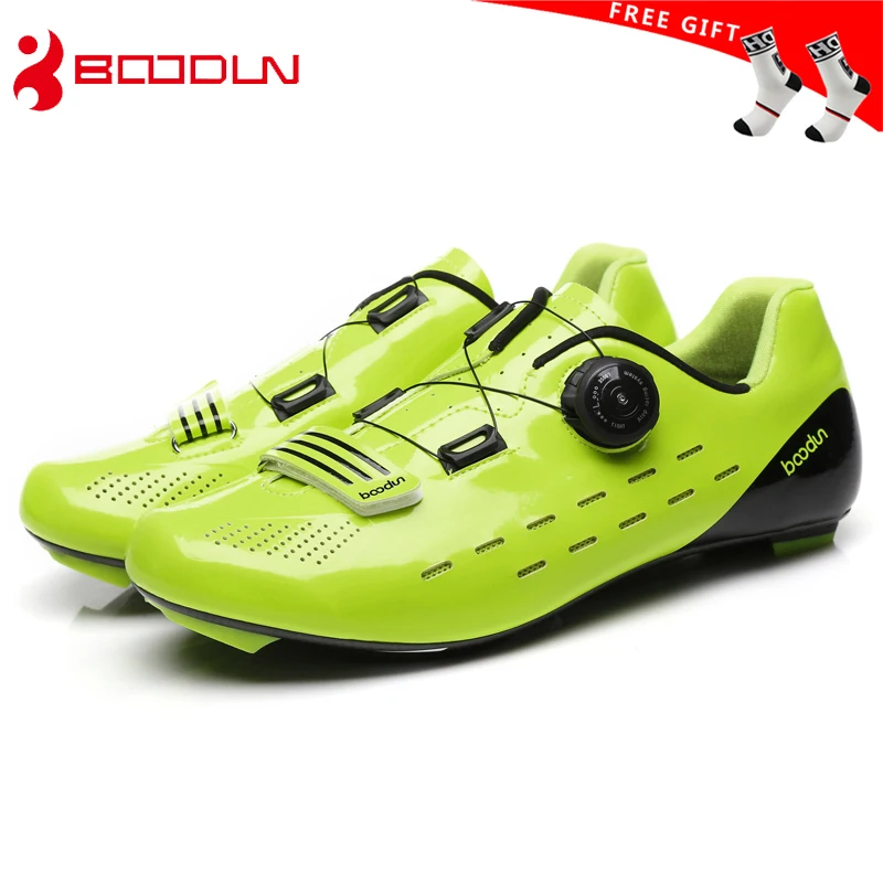 Boodun новый стиль обувь для езды на велосипеде углеродное волокно мужчин