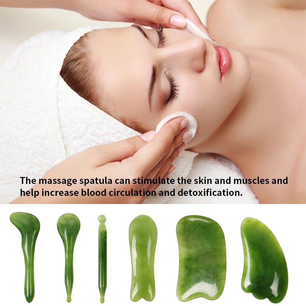 

Массажер для лица, акупунктурный массажер из натуральной смолы для соскабливающая доска, скребок для прессотерапии, уход за здоровьем, инст...