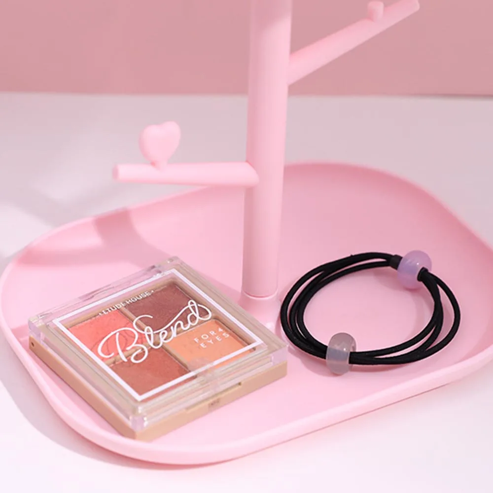 Зеркало для макияжа милое настольное туалетное Подставка 360 Вращающийся с