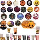 10 шт.16 шт.24 шт., бумажные чашки для посуды, 7 дюймов, 9 дюймов