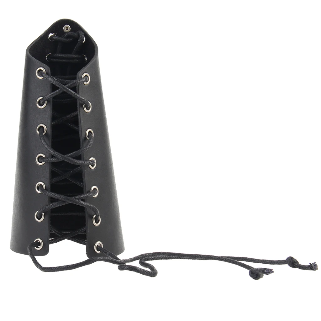 Браслет из искусственной кожи в средневековом стиле для мужчин и женщин широкий