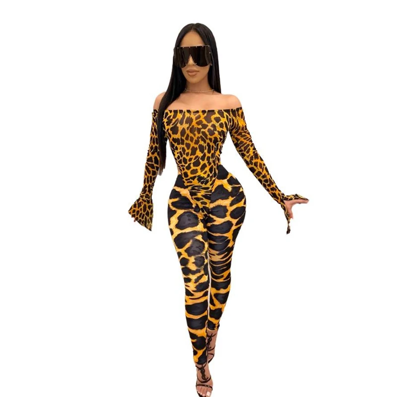

Fashionable women's clothing, European and American crocodile casual female jumpsuit suits tight sexy female jumpsuits