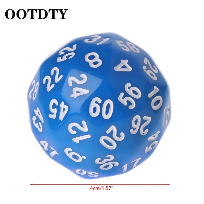 

OOTDTY 12pcs/Set Multi-sided Polyhedral Dice D4 D6 D8 D10 D12 D20 D24 D30 D60 Dungeons Polyhedral Dice
