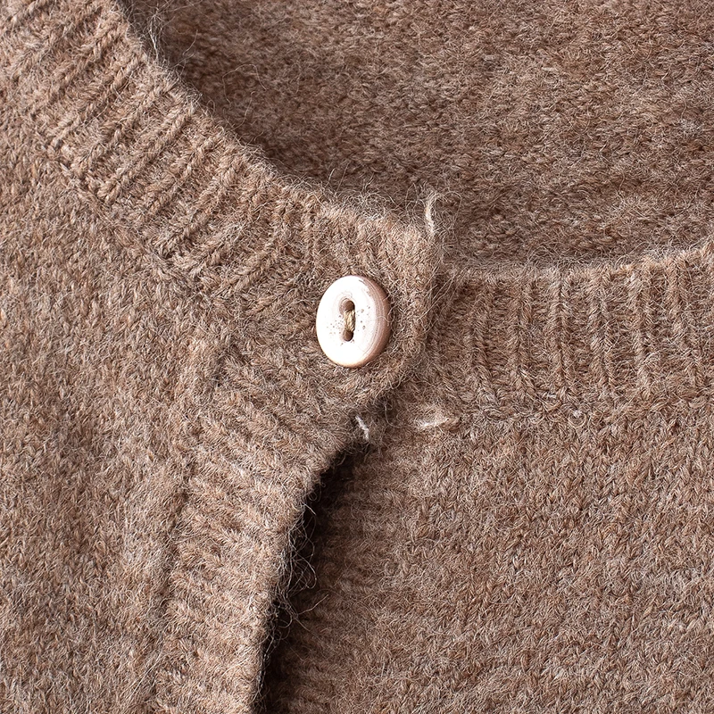 

Cardigans en tricot a manches longues pour femme pull Slim avec Cardigan tricote Vintage pour femme vetement feminin Sexy