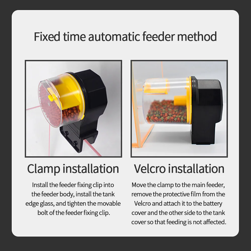 

New Aquarium Auto Fish Feeder Timer Digital LCD Automatic Food Feeding Electronic Fish Foods Feeder Feeding Device