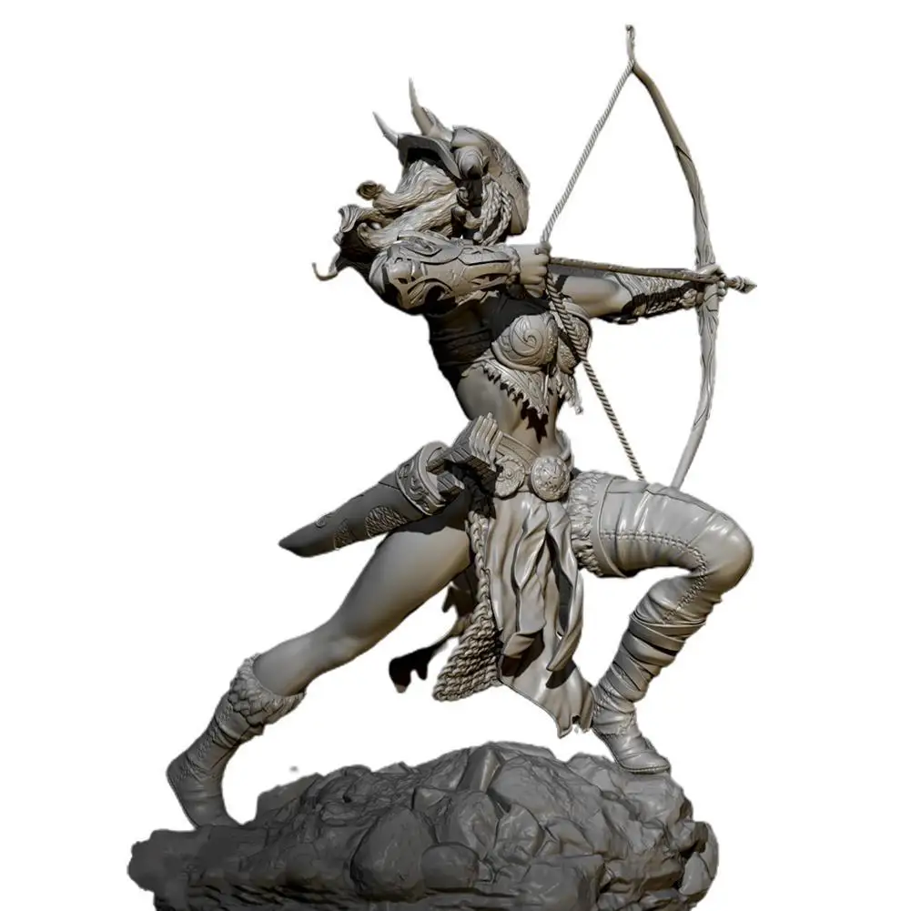 

H75mm 1/24 Смола Модель Наборы, бесцветный и самодельный цифры, TD-2647 украшения