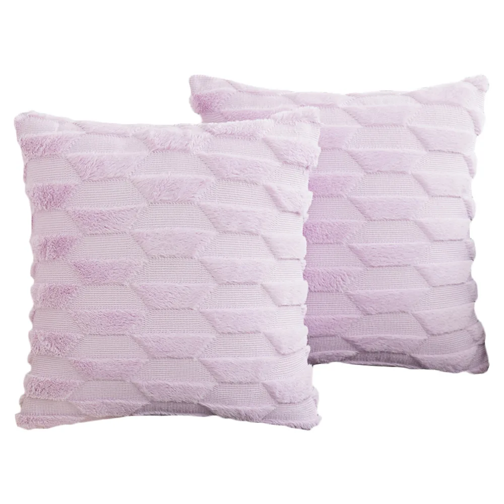 

Inyahome Luxury Style Cushion Case Boho Decorative Throw Pillow Cover Pillow Shell for Sofa Bedroom Square Pink White Lilac Navy