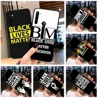 huagetop blm dont shoot black lives matter soft phone cover for oppo realme 6 pro realme c3 5 pro c2 reno2 z a11x