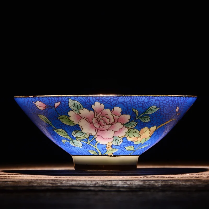 2 шт./лот 45/60 мл чайная чашка Цзиндэчжэнь Пастельная фарфоровая с эмалью маленькая