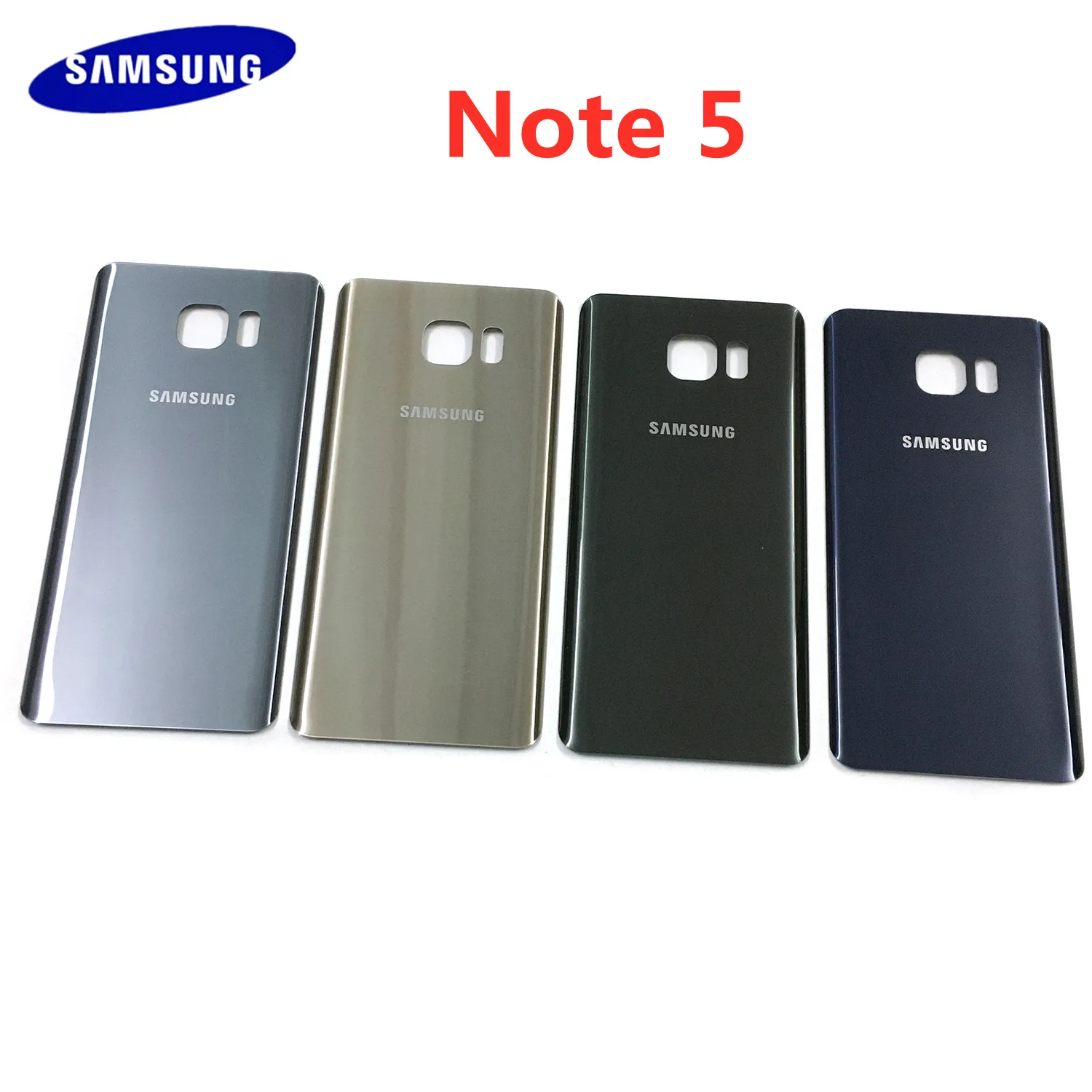 Крышка задней крышки батарейного отсека для Samsung Note 5 N920F N920 1 шт. | Мобильные