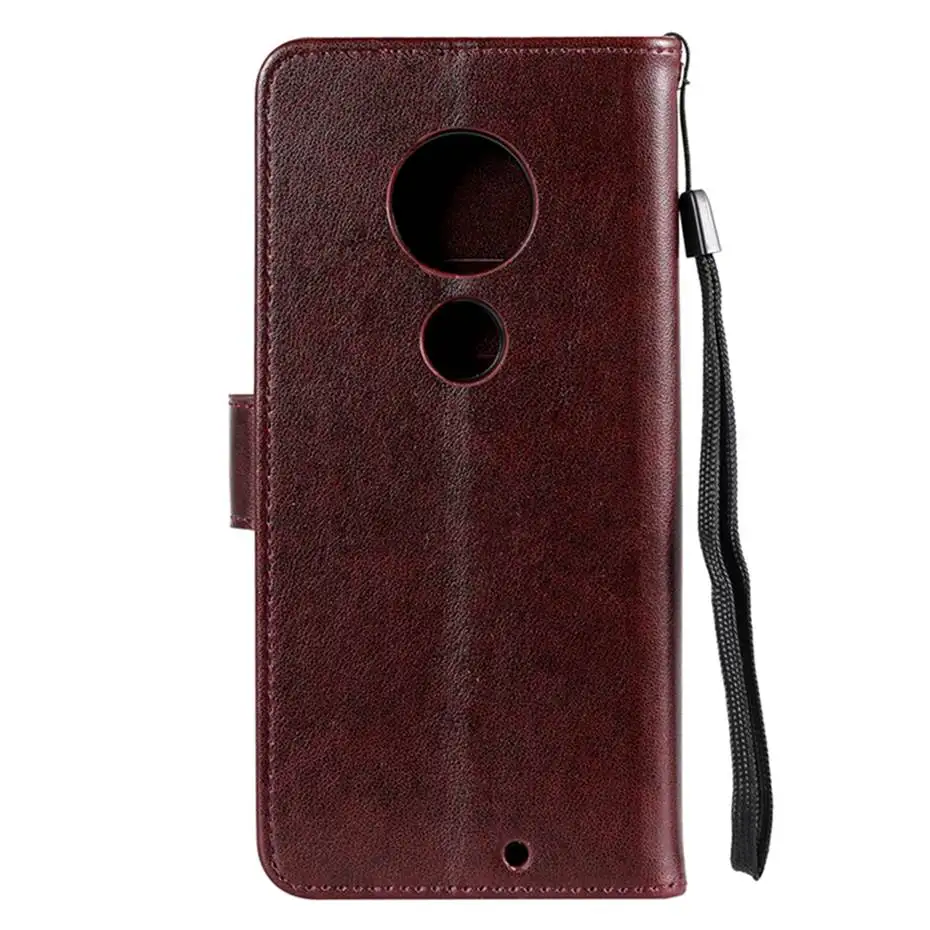 Флип-кейс из искусственной кожи для Motorola Moto G7 G6 Plus механизм 3D Cat& Flower Wallet Capa чехол для Moto E5 Plus чехол для телефона