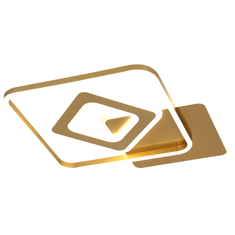 

Golden ceiling lamp for foyer dining room bedroom surface mounted Applicable voltage 110V-220V modern Led ceiling lights