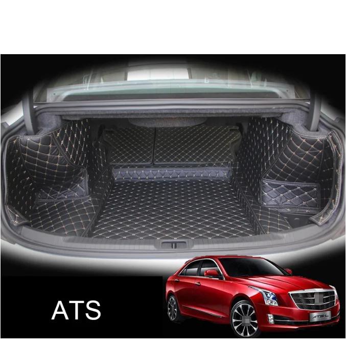 

for cadillac ats xts leather car trunk mat cargo liner 2012 2013 2014 2015 2019