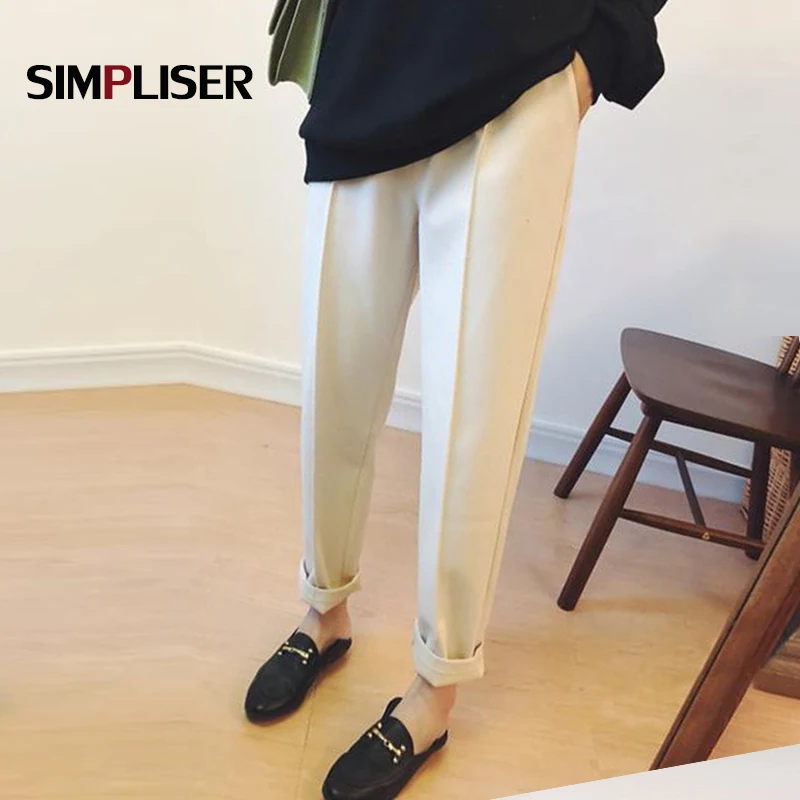 

Брюки женские зимние костюмные, утепленные шерстяные шаровары с завышенной талией, черные бежевые хаки, штаны для мам, большие размеры