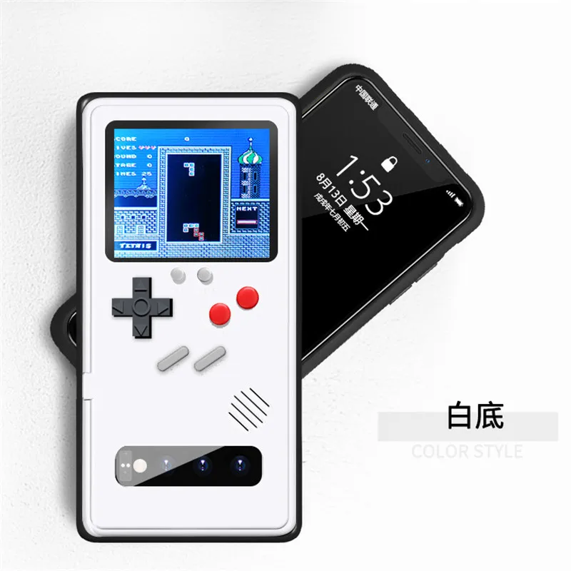 For Samsung Galaxy S10/S10 plus Retro Game Case Full Color Display Cover Note 10 Console Protection coque |