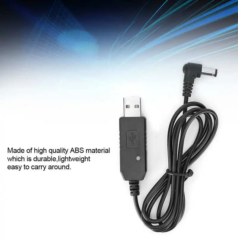 5PCS Portable USB Charging Cable UV9R PLUS Radio Battery Walkie Talkie Two-Way Radio