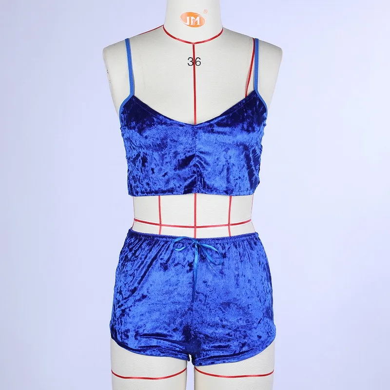 

2021 Two Pieces Bra Sets Velvet Sexy Underwear Lingerie Sets Ladies Intimates Tops And Pants Sleepwear Babydoll Sets Clothing