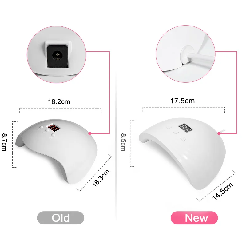 ROSALIND Gel Nail Dryer 18 Leds Lamp 36W UV Sensor 60/80/99s Timer Dry Nail Gel Lamp For Drying Nails Auto Sensor Manicure Tools