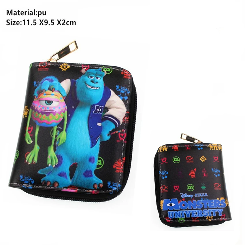 10 Мультфильм Аниме Кошелек Dragon Ball/stitch/Card Captor/Сейлор Мун/Марио/Кошмар перед Рождеством Pu на молнии Держатель для карт кошельки для монет - Цвет: 10