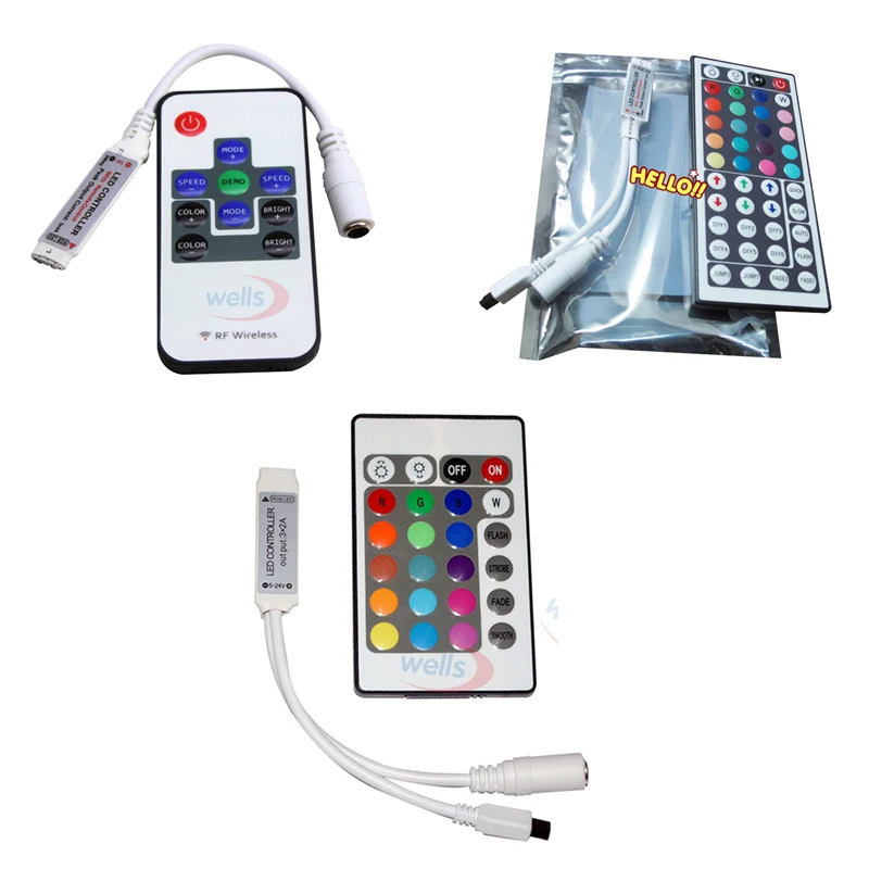 Мини контроллер освесветильник для светодиодной ленты DC 12 В 24 10 клавиш клавиши 44