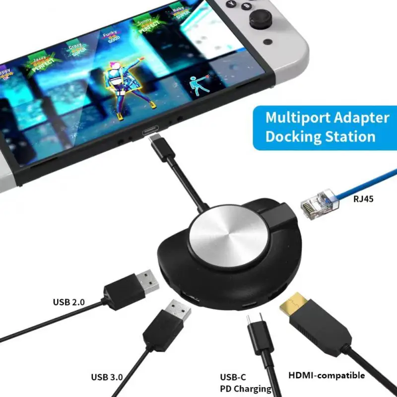 

Для коммутатора OLED хост видеопорт able с сетевым портом конвертер для коммутатора Универсальный видеоконвертер ТВ Аксессуары для игр