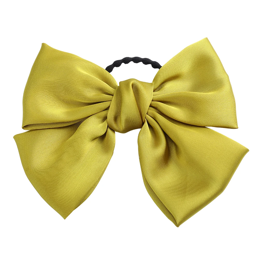 Hair ring-kelly Haimeikang, большой бант для волос, заколки для волос, атлас, два слоя, Бабочка, бант, Шпилька для девушек, аксессуары для волос для женщин, Шпилька-бант - Цвет: Hair ring-kelly