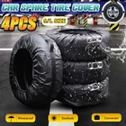 4 шт., водонепроницаемые чехлы для автомобильных шин, из полиэстера