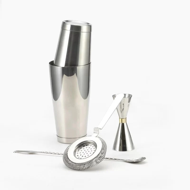 Бостонский шейкер Bar Soul из нержавеющей стали для коктейлей жестяной