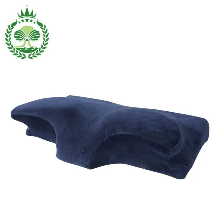 Navy blue Качественная подушка из пены с эффектом памяти, Ортопедическая подушка терапевтическая - Цвет: Navy blue