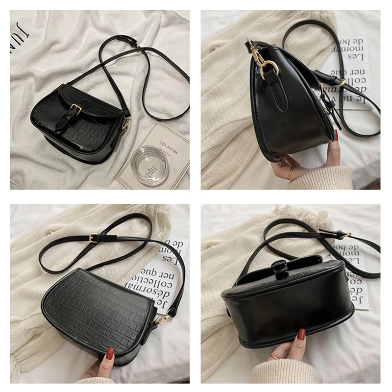 

Fashion Alligator Synthetic Leather Small Flap Women Shoulder Cross Body Bag Luxury Handbags Women Bags Designer Bolsos New Sac